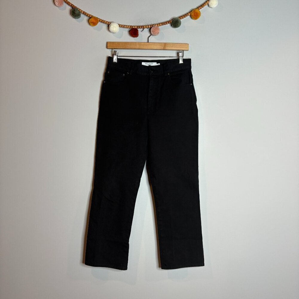 MM LaFleur black straight leg jeans